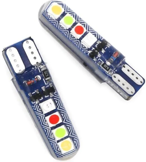 12-8-led-multi-color-running-flasing-light-for-all-bikes-cars-original-imaha8t3thaz4xjq LED Parking Light for car and motorbike-(pack of 2) Parking Light Car, Motorbike LED (12 V, 12 W) (Universal For Bike, Universal For Car, Pack of 2)