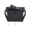 Rocker Switch On/Off On/Rectangle Rocker Switch 3 Position SPDT Black - PACK OF 2