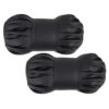Round Dumbbell Car Neckrest Cushion Neck Pillow for Black, Set of 2 Pcs