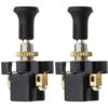 Electronic Spices Heavy Duty 12v Push Pull Button Switch For Auto, Car Vehicle Electronic Components Electronic Hobby Kit (Pack Of 5)