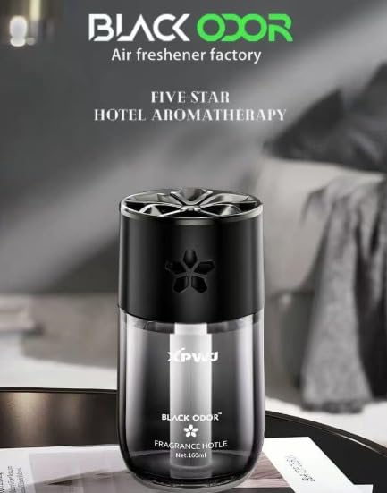 41uE3HpFLwL Black Odor 160ml Car Air Freshener – Leak-Proof Long-Lasting Fragrance for Cars