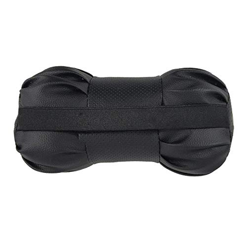 Round Dumbbell Car Neckrest Cushion Neck Pillow for Black, Set of 2 Pcs