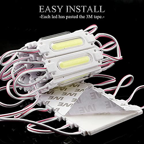 5100gB-RTmL LED Shop Window Lights Outdoor COB Light Module LED Lights with Adhesive Tape Waterproof Window Light (10)PCS