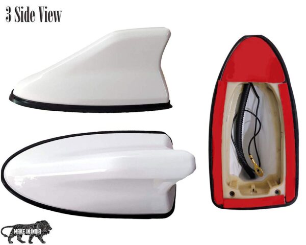 51C3eGuAQDL._SL1000_ Shark Fin Antenna Universal (White) (Black)