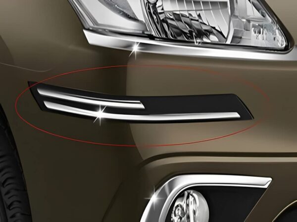 51FD9EB3APL._SL1070_ Double Chrome Car Bumper Protector car Edge Guard (Pack of 4 Pcs) Front Rear Bumper Protector Universal