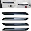 51SmnElRc0L Double Chrome Car Bumper Protector car Edge Guard (Pack of 4 Pcs) Front Rear Bumper Protector Universal