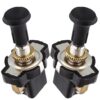 Electronic Spices Heavy Duty 12v Push Pull Button Switch For Auto, Car Vehicle Electronic Components Electronic Hobby Kit (Pack Of 5)