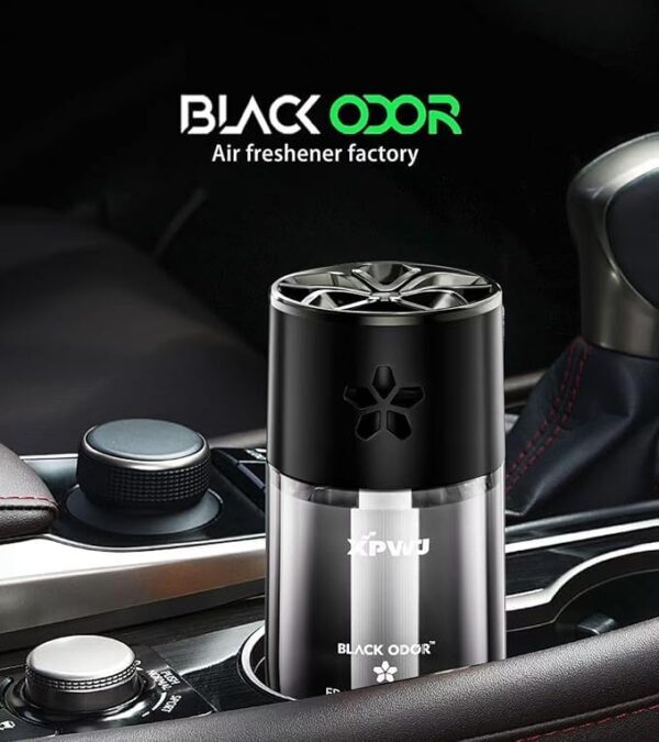 51gn3rfzKpL Black Odor 160ml Car Air Freshener – Leak-Proof Long-Lasting Fragrance for Cars