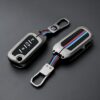 51wjli0XQaL Premium Metal Alloy Key Cover MHD-A3 Compatible for Mahindra Vehicles