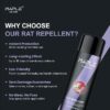 Maple Rat Repellent Spray 250ml – Camphor Fragrance | Protects Wires in Car, Bike & Home | Non-Toxic, No-Kill Rodent Repeller | Long-Lasting Spray for Engine Bay & Household Use – Pack of 1
