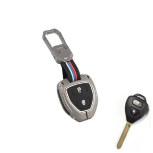 Premium Key Cover for Old Toyota Innova | Fortuner | Corolla | Camry (2 Button Remote Key)