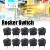 61cP4Um7tFL._SL1001_ Switch, 10pcs Mini Rocker Switches, 23mm Round Rocker Switch, 3Pin 2 Position Round Boat Mini ONOFF, Rocker Switches