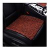 Bead Seat Wooden Cushion Cover Pad for Acupressure Sitting in Full Brown Color for Car, Bus, Truck,
