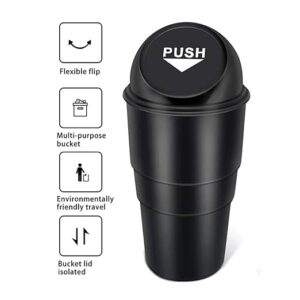 Mini Car Trash Bin | Dustbin Portable Mini Car Garbage Can | Storage Bucket Trash Bag | Dust Holder Bin