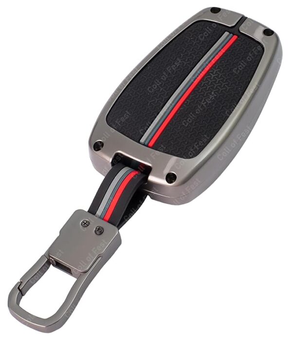 61czmbU6fUL._SX679_ Premium Metal Key Cover Compatible with Tata Nexon, Harrier | Safari | Altroz | Tigor | Ev | Punch | Tiago Ev Electric 4 Button Smart Key