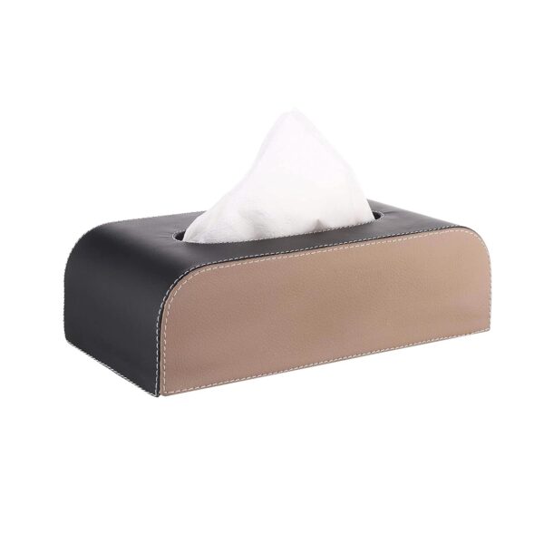 61fGF1mig9L._SL1500_ GFX Car Tissue Box Holder Universal Back Seat 1 Pcs Beige and Black (Black and Beige)