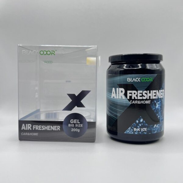 Super organic Fragrance Black Odor Car Air Freshener 200g Gel Fragrance | Long-Lasting Scent for Car