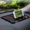 61mcHp5cKoL._SX679_ Anti-Slip CAR Dashboard MAT & Mobile Phone Holder Mount - Universal Non Slip Sticky Rubber PAD for Smartphone, GPS Navigation, GOD Idols, Toys, Coins