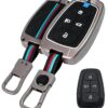 7103DuVby5L._SX679_ Premium Metal Key Cover Compatible with Tata Nexon, Harrier | Safari | Altroz | Tigor | Ev | Punch | Tiago Ev Electric 4 Button Smart Key