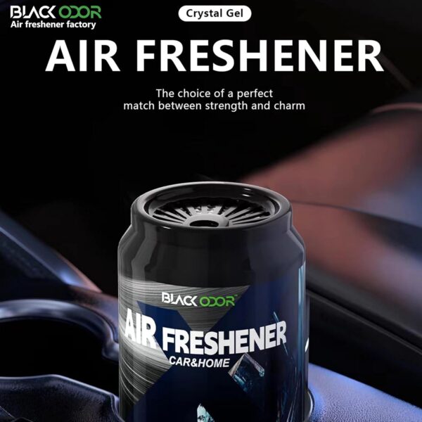 Super organic Fragrance Black Odor Car Air Freshener 200g Gel Fragrance | Long-Lasting Scent for Car