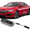 AllExtreme Soft Microfiber Car Duster Brush with Extendable Handle Wet & Dry Scratch Free Surface Cleaner Multipurpose Kitchen Accessory for Dusting Cleaning