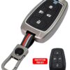 71M7CameLJL._SX679_ Premium Metal Key Cover Compatible with Tata Nexon, Harrier | Safari | Altroz | Tigor | Ev | Punch | Tiago Ev Electric 4 Button Smart Key