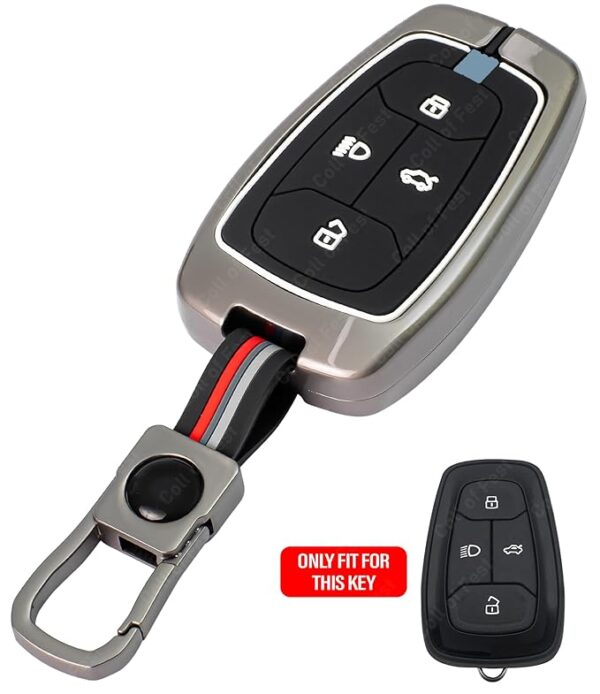 71M7CameLJL._SX679_ Premium Metal Key Cover Compatible with Tata Nexon, Harrier | Safari | Altroz | Tigor | Ev | Punch | Tiago Ev Electric 4 Button Smart Key