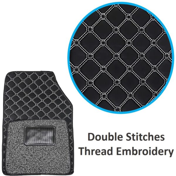 71eEHxMKegL._SL1058_ 7D Car Mat Universal Compatible Car Foot Floor Mat Luxuy Leather 100% Water Proof (Black)