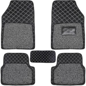 81FjocUxvvL._SL1058_ 7D Car Mat Universal Compatible Car Foot Floor Mat Luxuy Leather 100% Water Proof (Black)