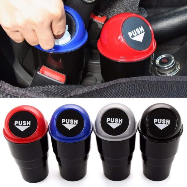 Mini Car Trash Bin | Dustbin Portable Mini Car Garbage Can | Storage Bucket Trash Bag | Dust Holder Bin