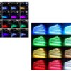 Bluetooth App Controlled 72 LED Atmosphere Light Multicolour Music Car Strip Lamp For Car Interior (18 LED