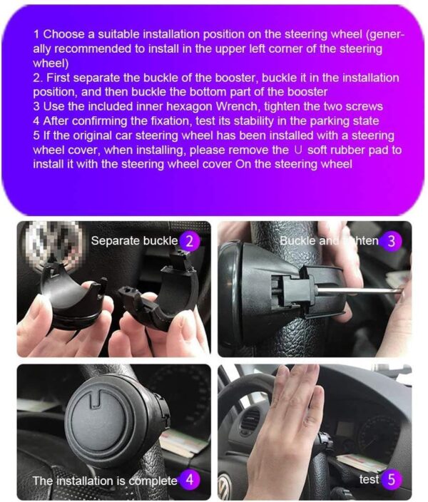 H6b5206a521924017931ea59502e36bab6 Mini Car Power Handle Steering Wheel Spinner Knob