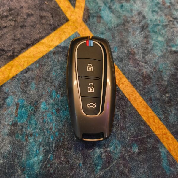 IMG_20260225_210911546 - Copy Premium Metal Key Cover Compatible withBaleno | Ciaz | Vitara Brezza | S Cross | Swift | Ignis Car Key (SZK-A3B)