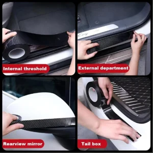 Universal For Car Nano black door tape-5 meter car door sill scuff guard protector Vehicle