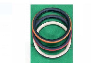 Multicolor Round Shape Plastic Material Car Steering Wheel Cover - 22cm/8.66" , Durable Design, Soft Comfort, Enhances Driving Experience, Stylish Protection