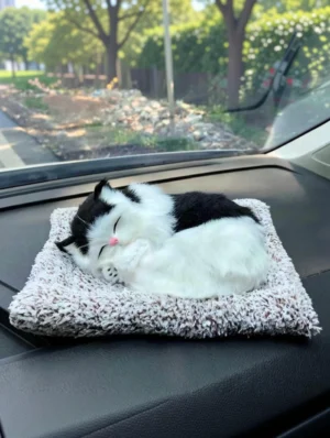 Car Dashboard Sleeping Cat Big Plush