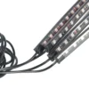 4* RGB 5050 LED Strip Neon Light Kit Under Car Tube Underglow Underbody System
